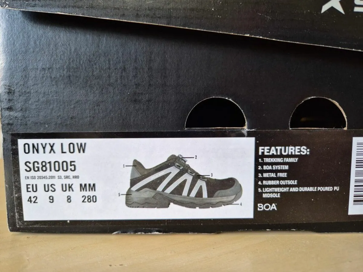 SNICKERS Solid Gear S3 safety work trainers, NEW! - Image 2