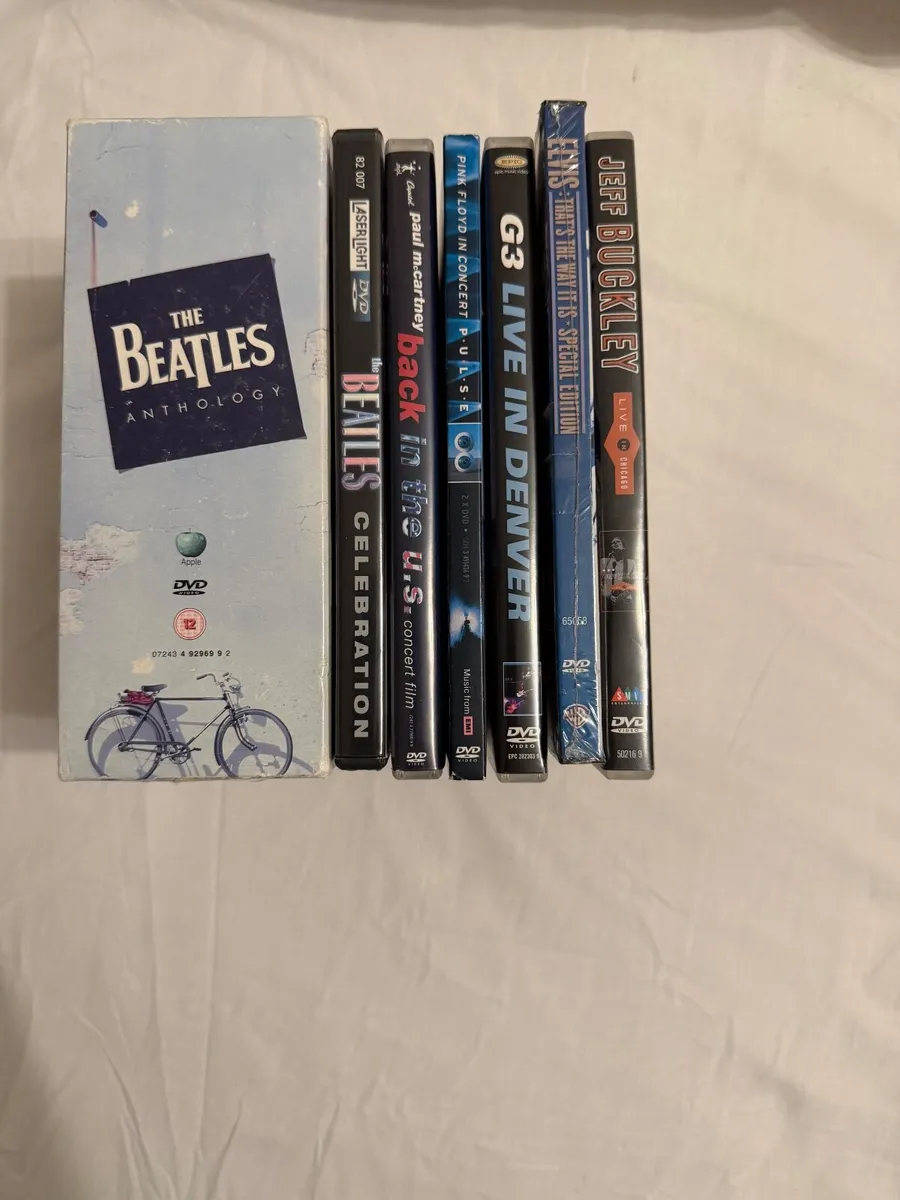 Music DVD Collection Bundle - Beatles, Pink Floyd, - Image 1