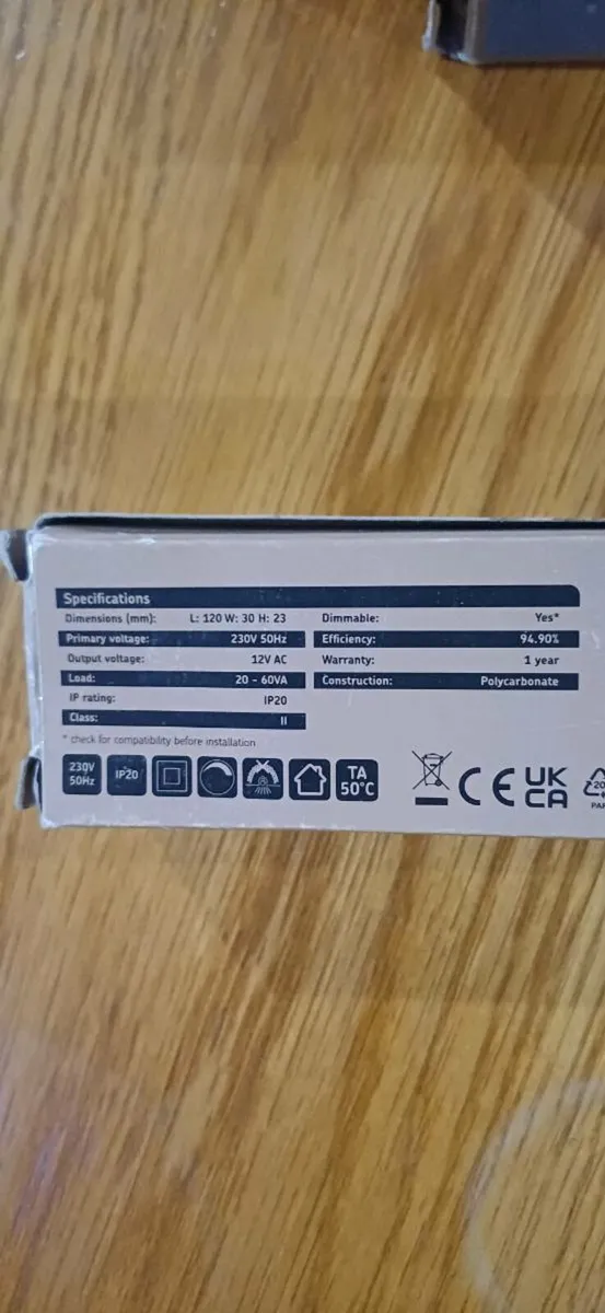 Dimmable ac transformer 12v AC - Image 2