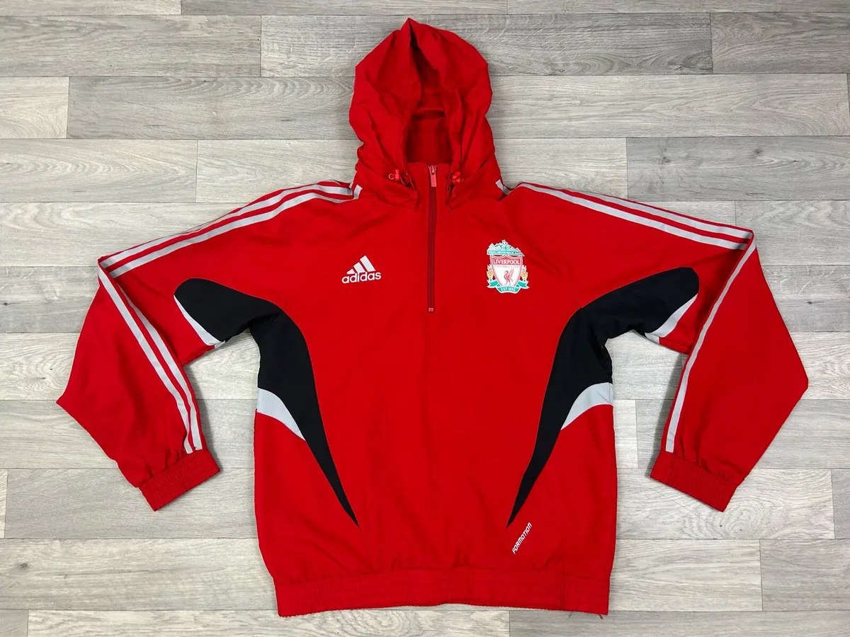 Vintage 2008 Adidas Liverpool Anorak Jacket Mens S - Image 1