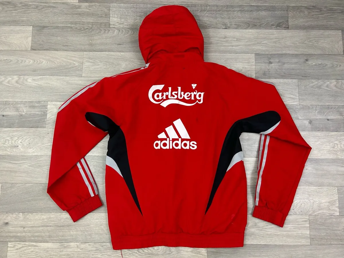 Vintage 2008 Adidas Liverpool Anorak Jacket Mens S - Image 4