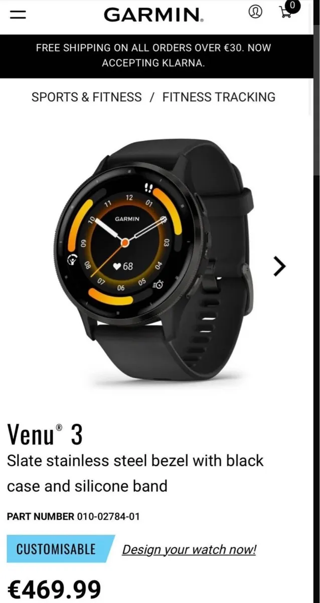Garmin Venu 3 smartwatch - Image 2