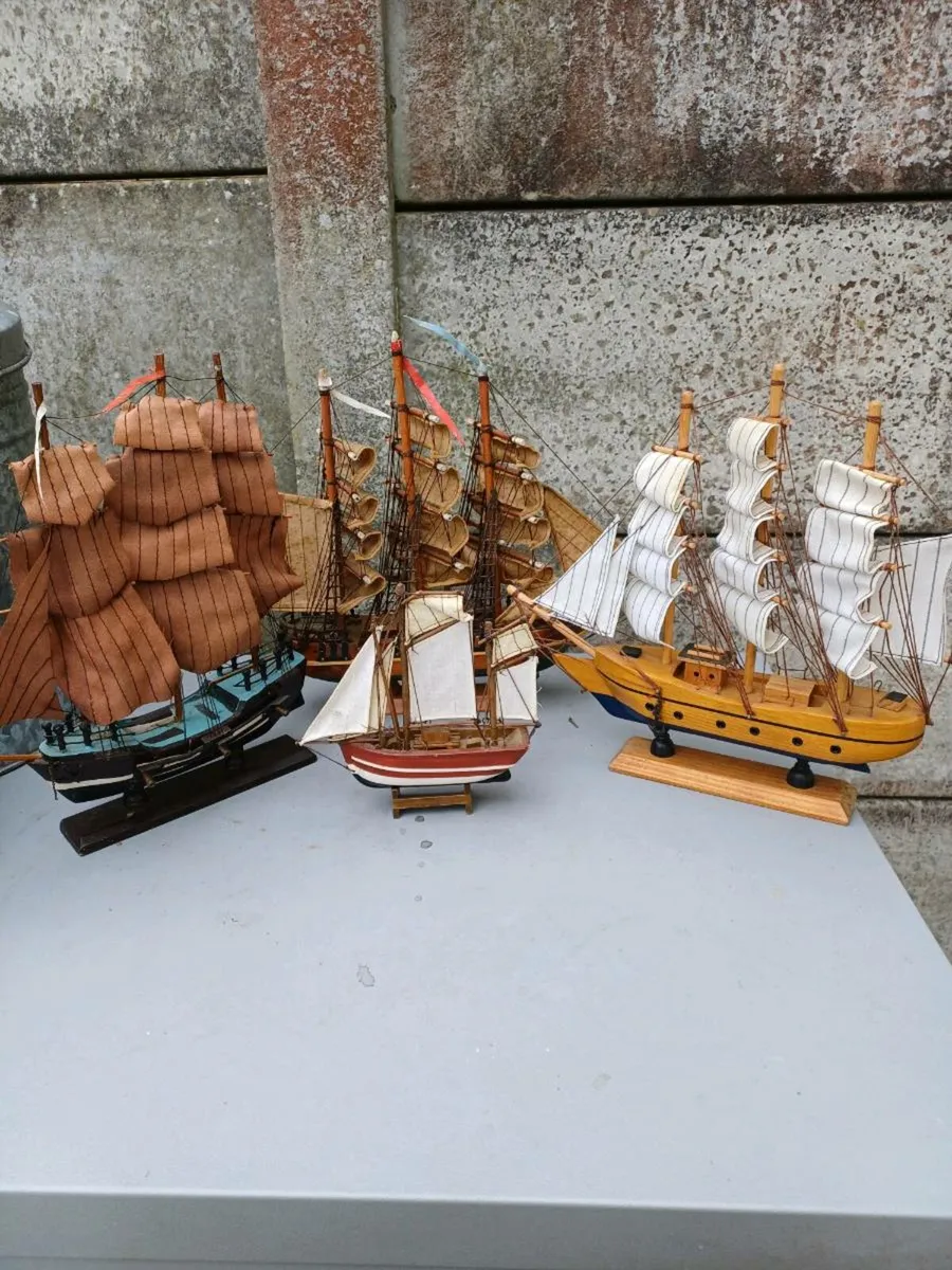 Vintage Model Ships - Image 2