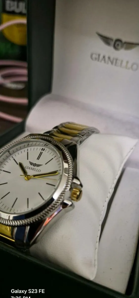 Gianello Men's Flute 38mm Bracelet Watch - Image 2