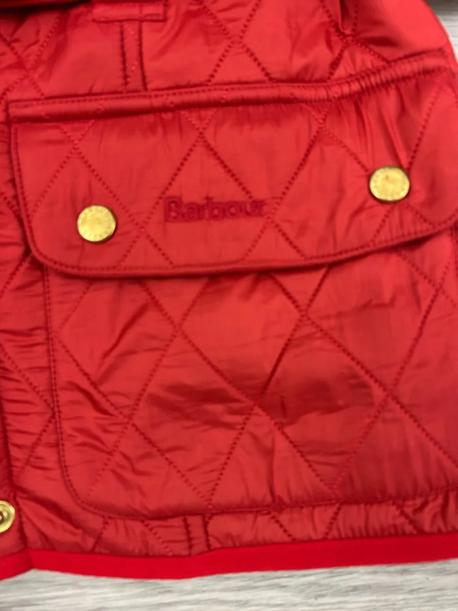 Barbour International Quilted Jacket Womens 12 - Image 2