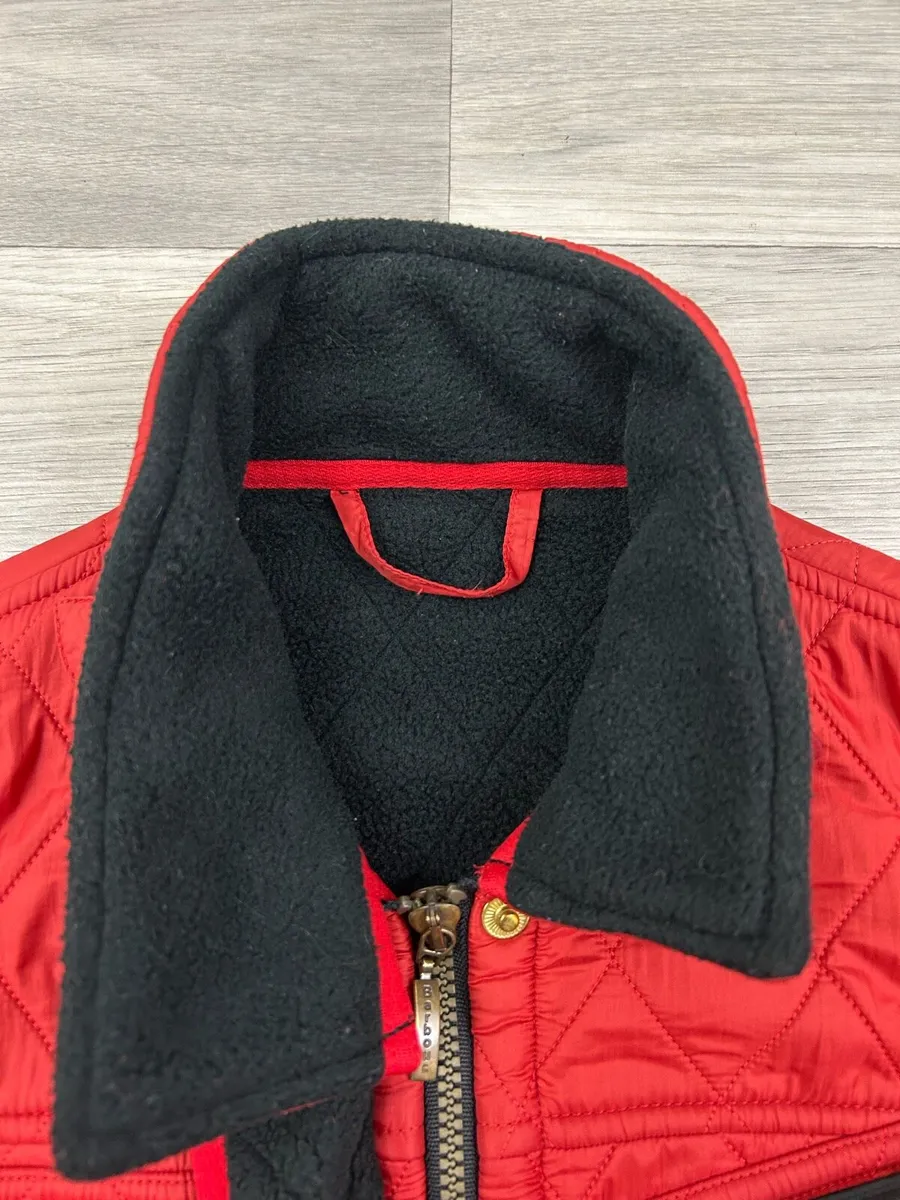 Barbour International Quilted Jacket Womens 12 - Image 4