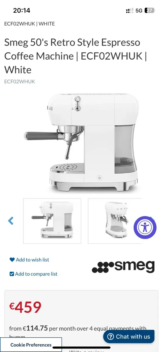 SMEG Coffee Machine - Image 4