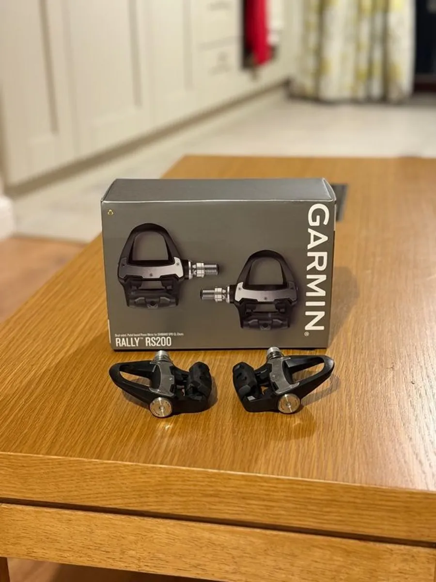 Garmin RS200 Power Meter Pedals (as New) - Image 1