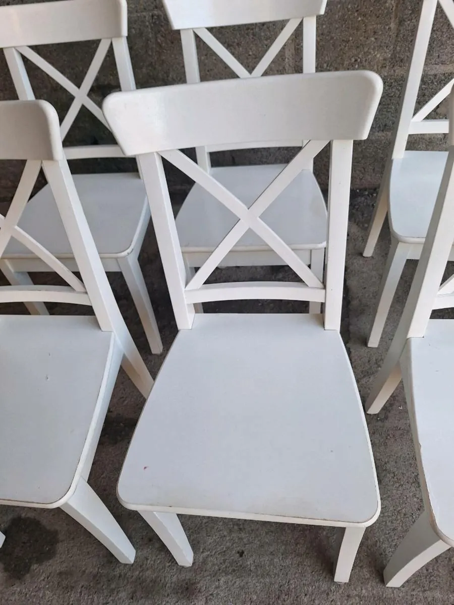 IKEA Ingolf Chairs - Image 4