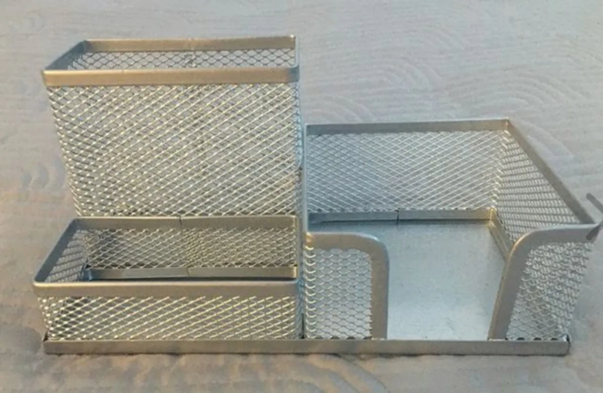 Desk Tidy - stainless steel - Image 1