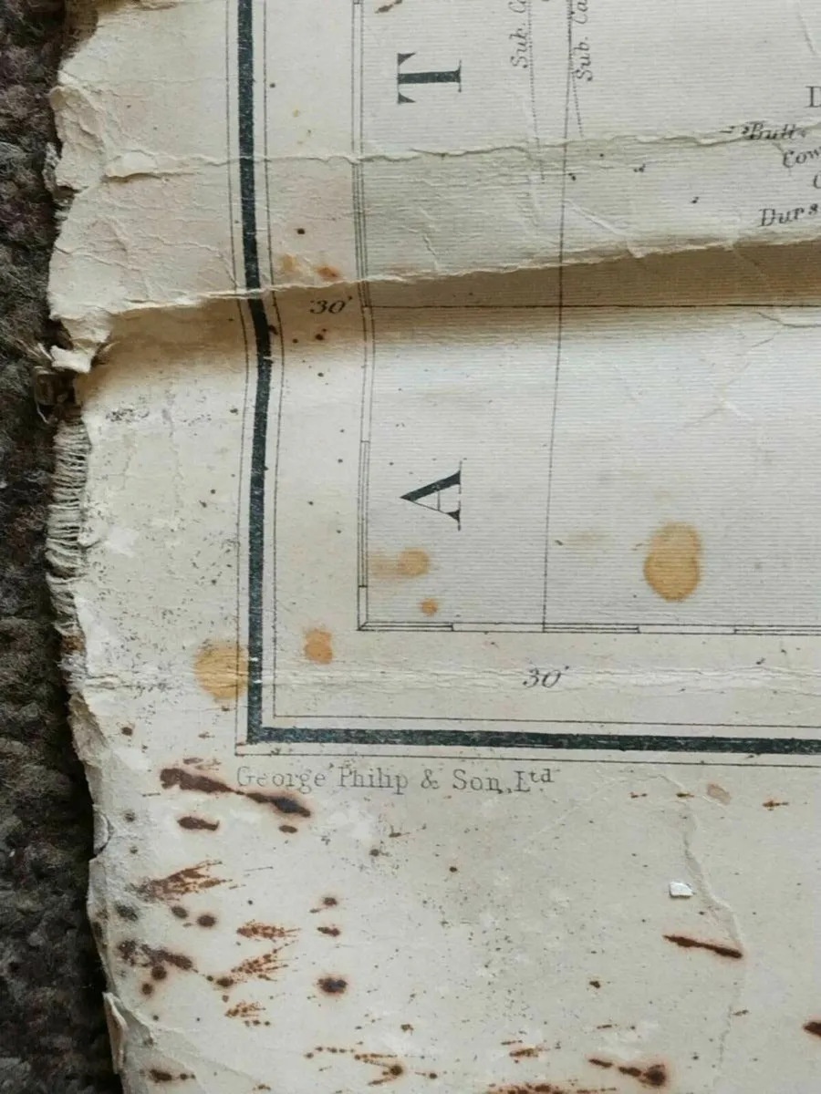 Antique 1890's Map of Ireland - Image 3