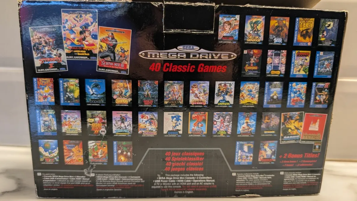 Mini Sega Megadrive with 40+ Games - Image 2