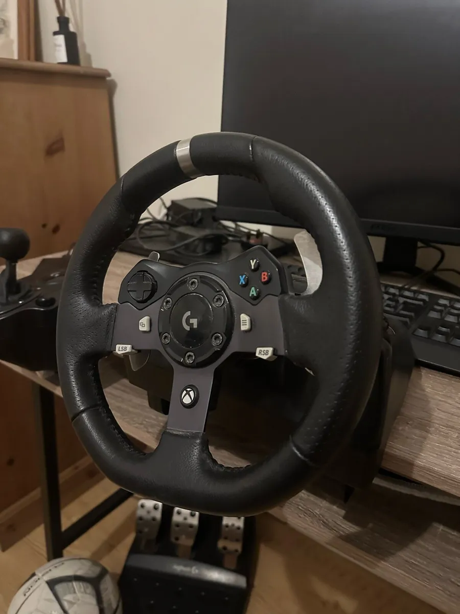 Logitech G920 (with pedals, gearstick) - Image 1