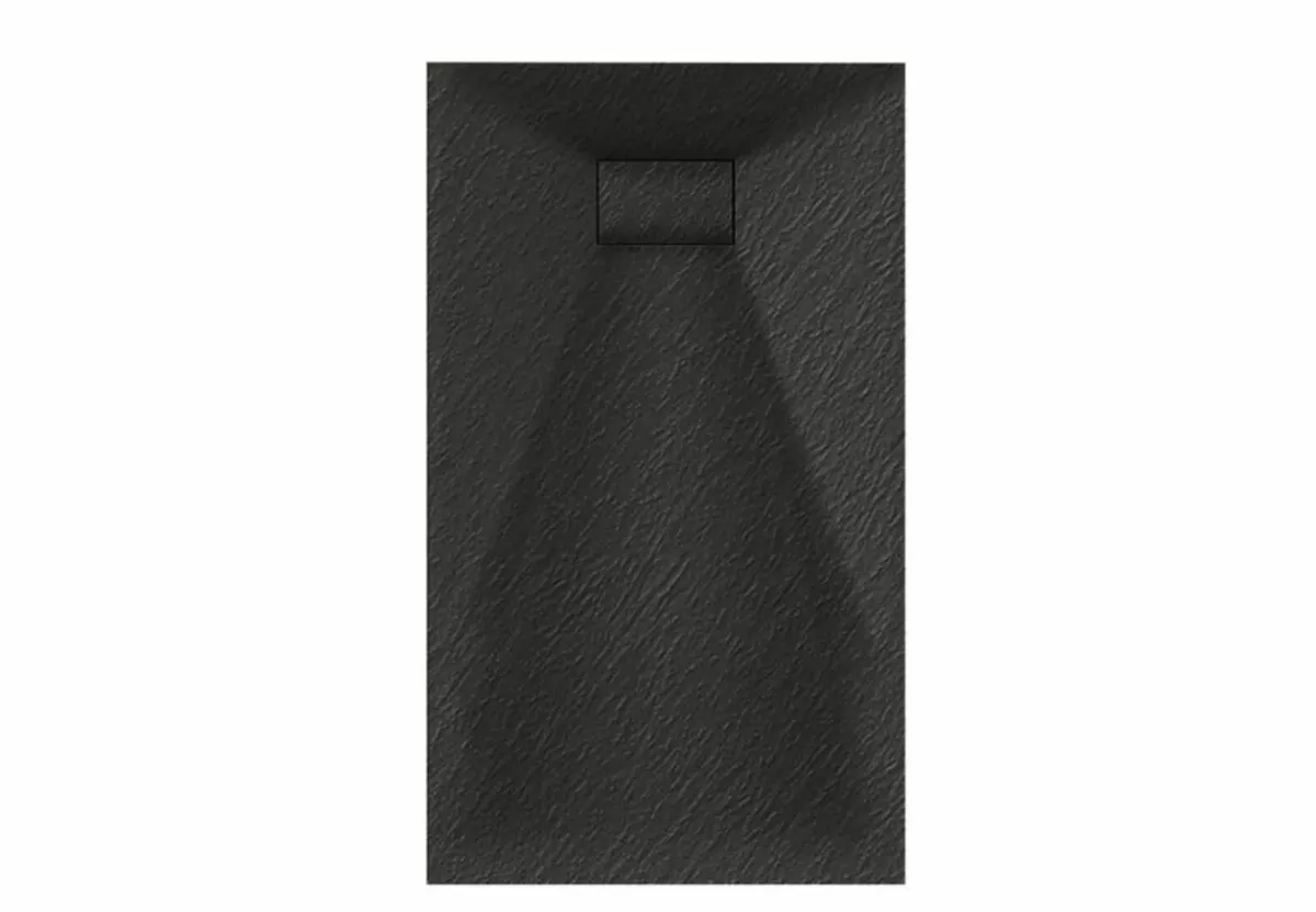 December-Only-Deal - 12x8 Black Shower Tray Bundle