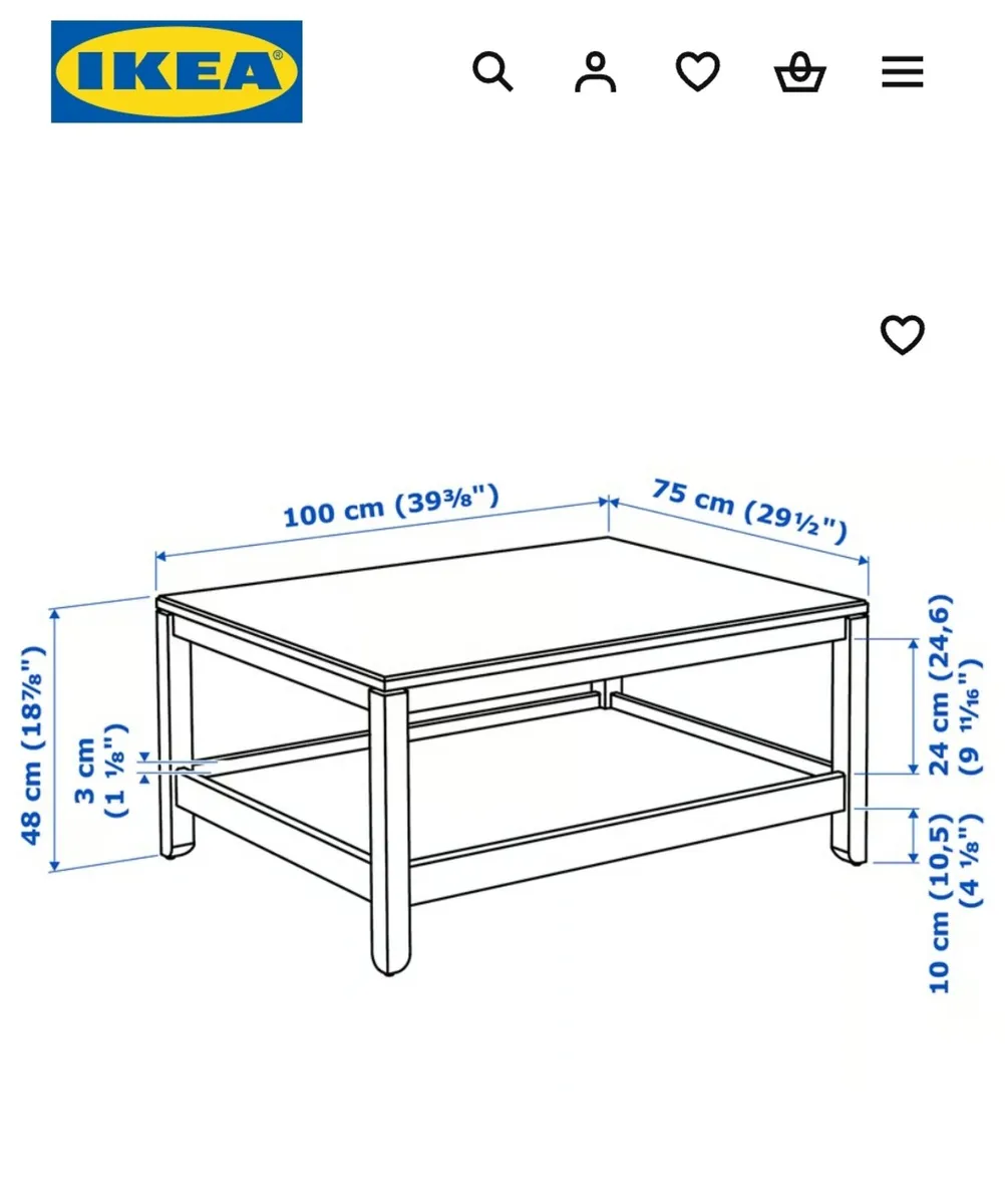 Havsta coffee table - Image 2