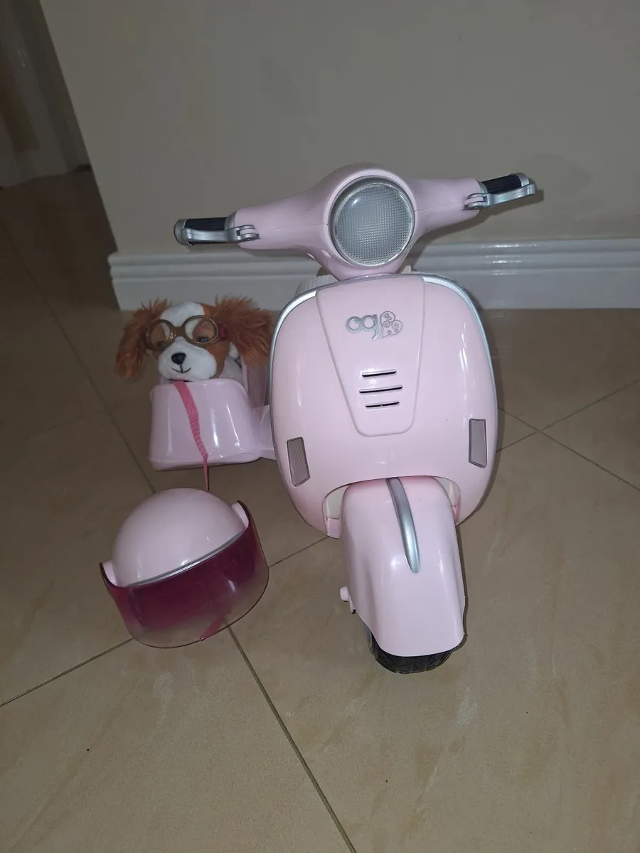 Our Generation Doll Scooter & Sidecar with Dog - Image 3