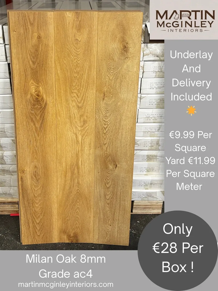Milan Oak Ac4 Rated Flooring - Image 1