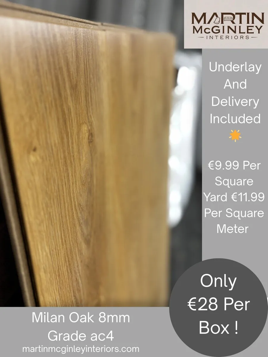 Milan Oak Ac4 Rated Flooring - Image 2