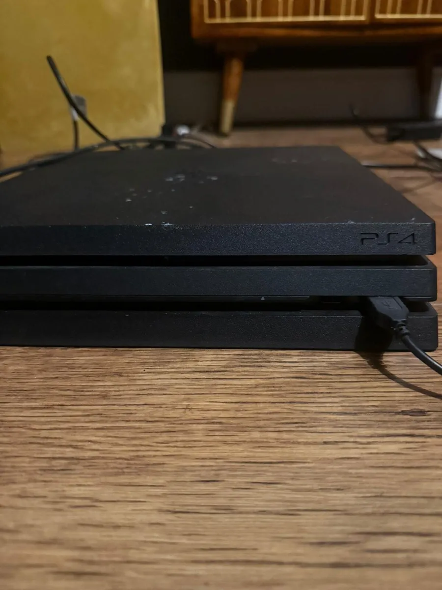 PS4 with Steering Wheel - Image 1