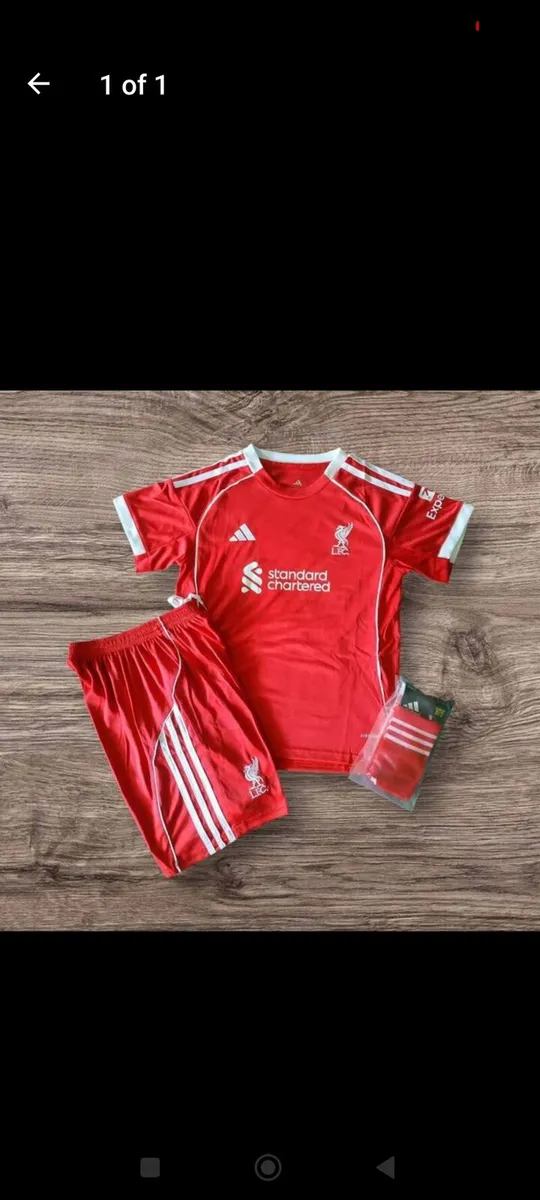LIVERPOOL 25/26 KIDS FULL KIT, SIZE 4/5,5/6