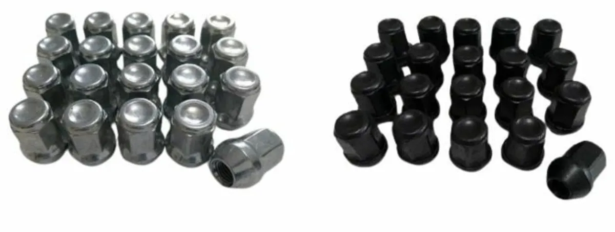 24 x Black Ford Ranger Wheel Nuts - Delivery - Image 1