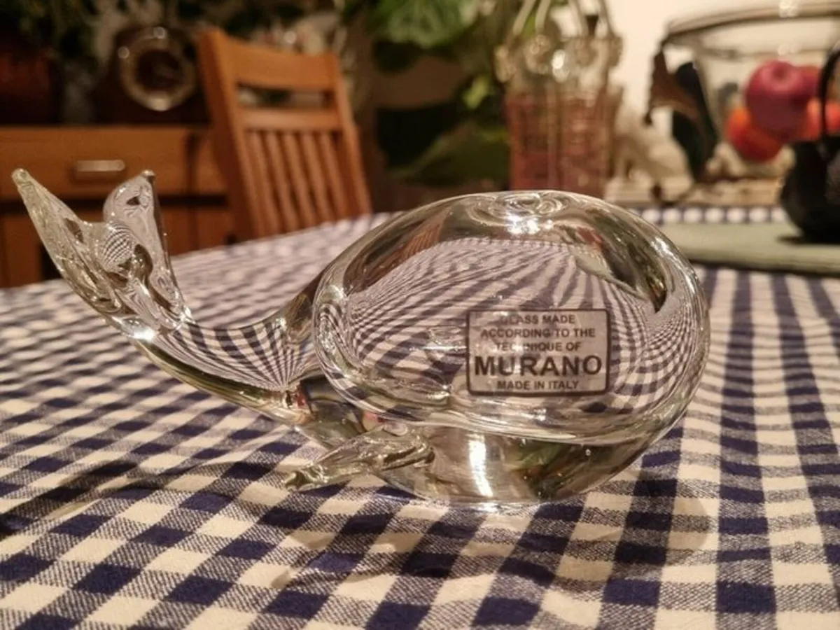 Murano glass whale - Image 2