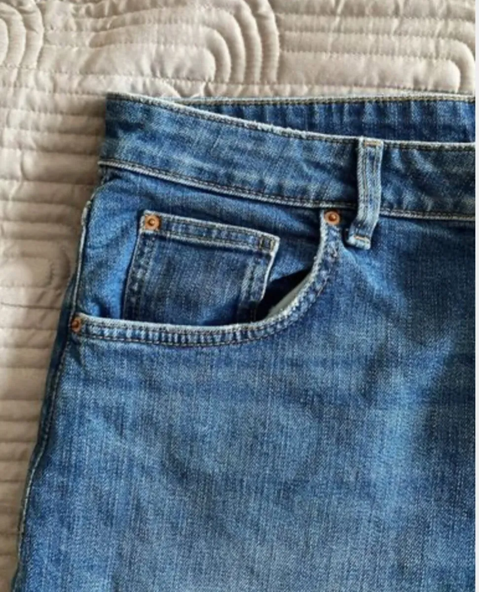 Boyfriend Denim Shorts, Marks & Spencer's, Size 12 - Image 3