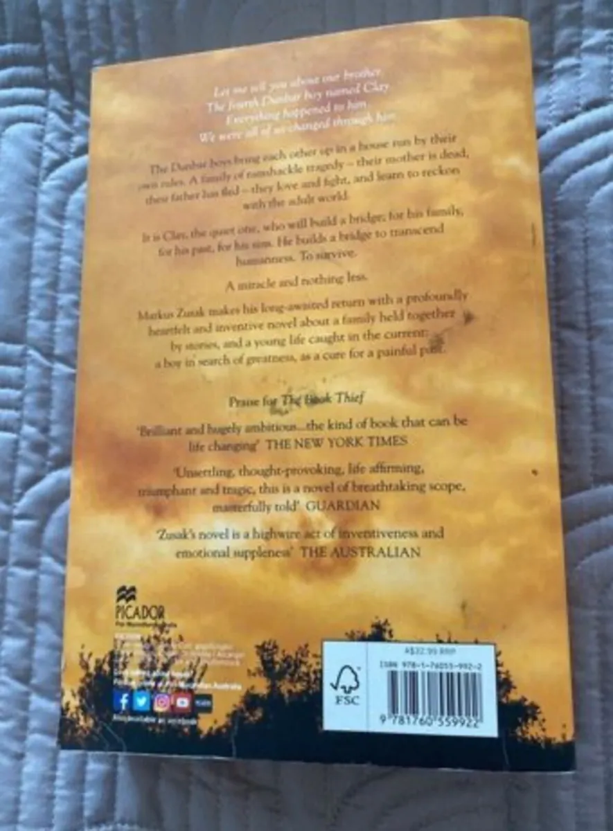 Book: Markus Zusak, Bridge of Clay - Image 2
