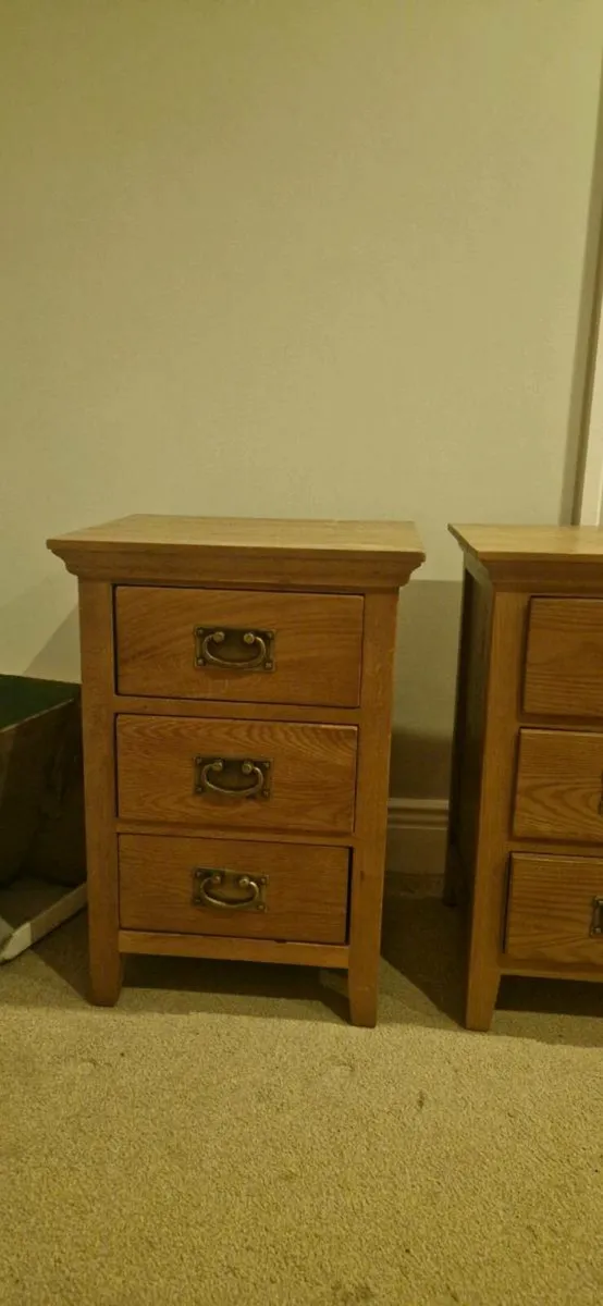 Light Pine Bedside Tables / Drawer Units – Perfect - Image 4