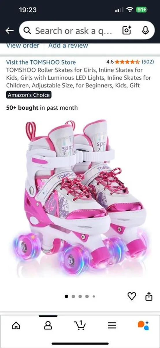 Girls Roller Skates BRAND NEW - Image 1