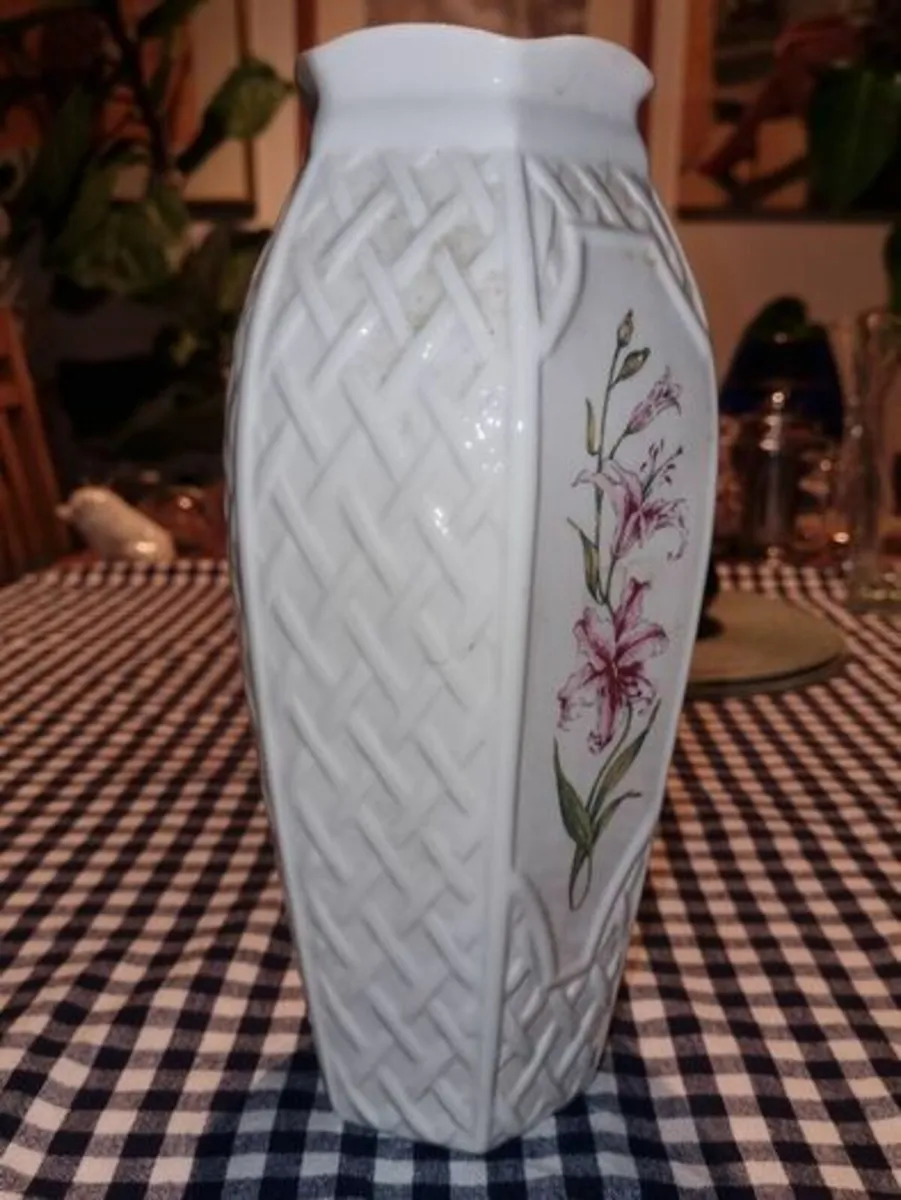 Belleek Large Vase - Image 2