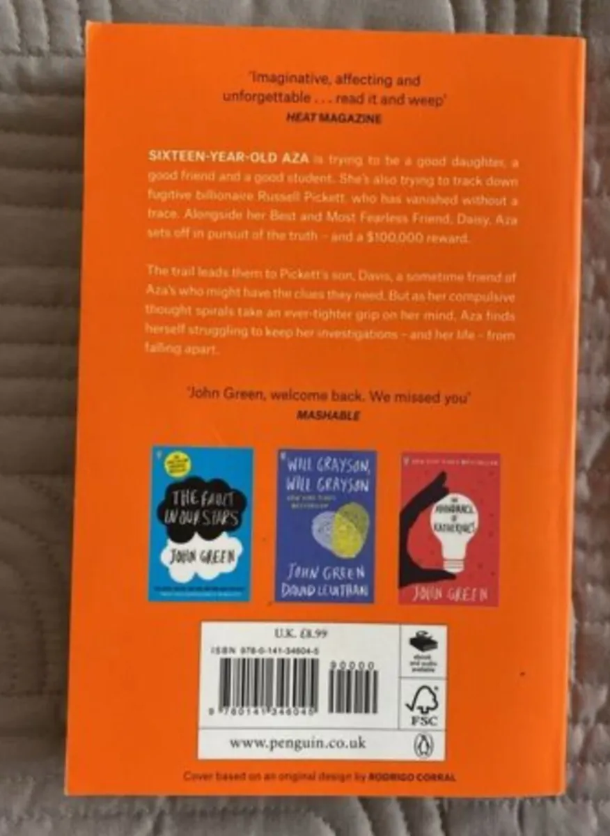 Book: John Green, Turtles All the Way Down - Image 2