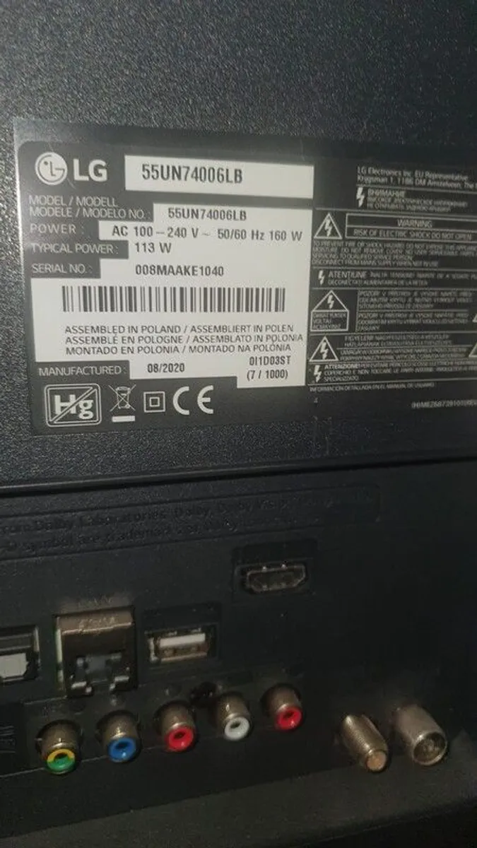 Lg Un74 55 Inch 4k Smart Uhd Tv - Image 4