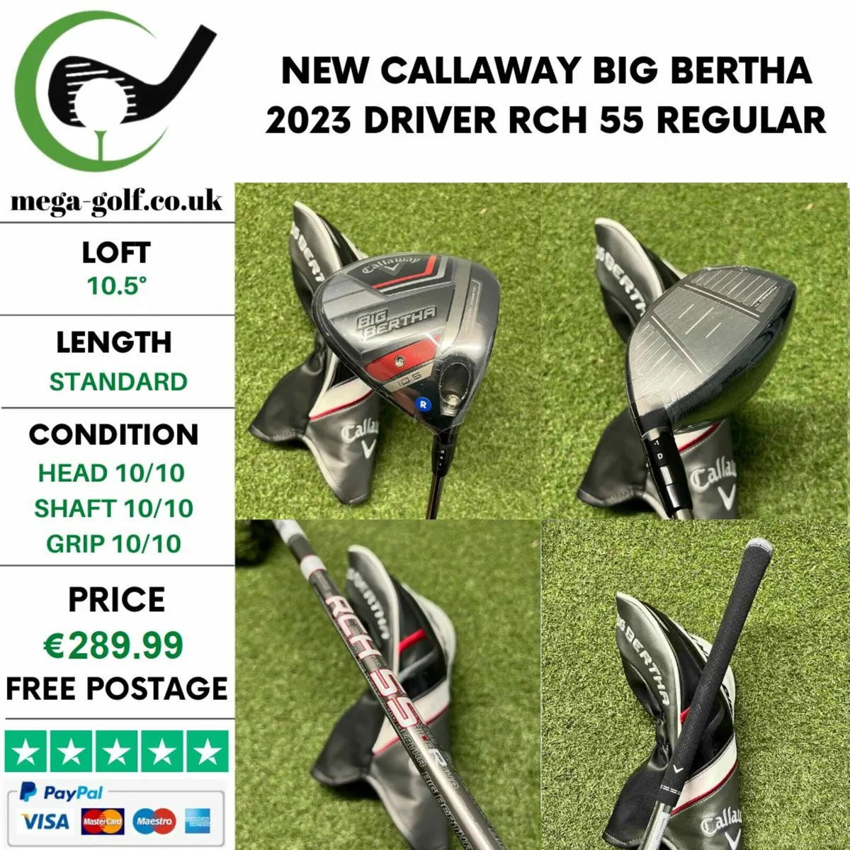 New Callaway Big Bertha 2023 Driver / 10.5° - Image 1