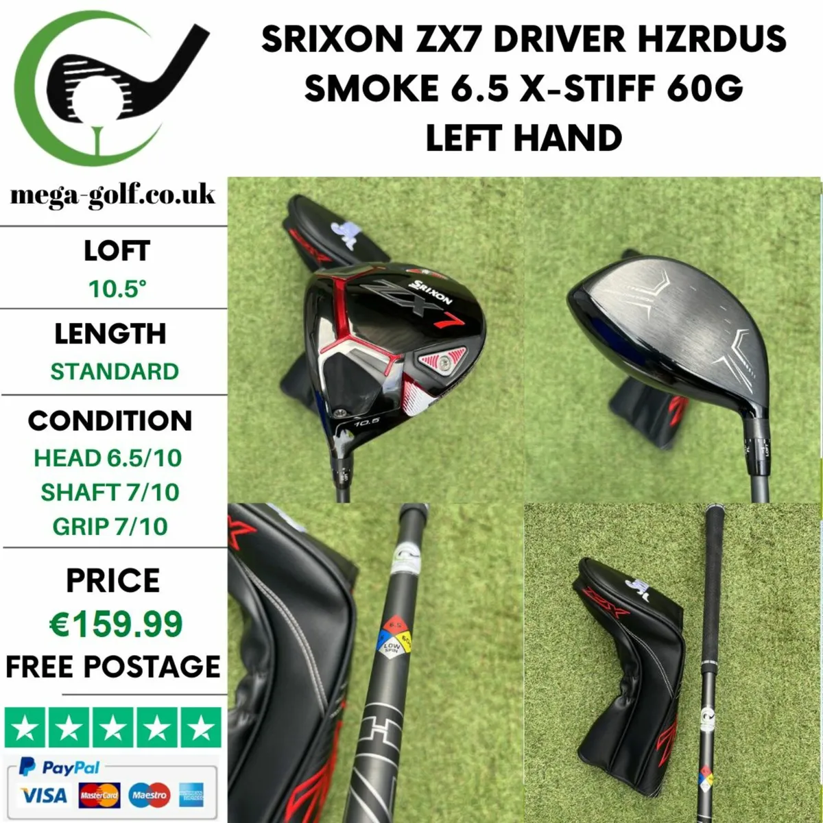 Srixon Zx7 Driver / 10.5° / X-Stiff / Left Hand - Image 1