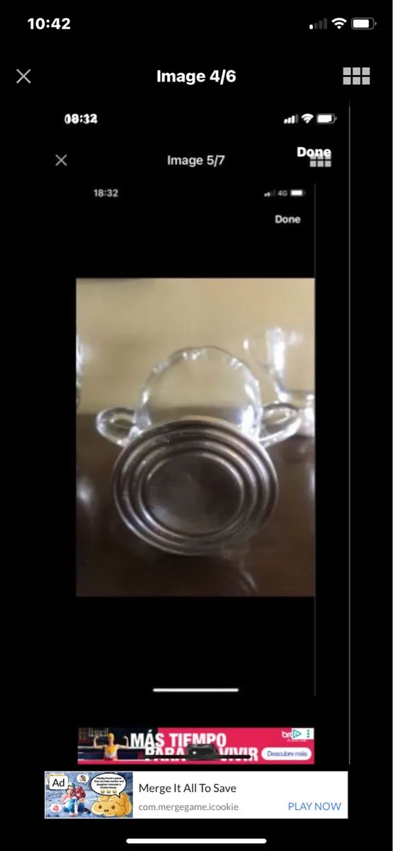 Antique Silver Footed Milk & Sugar Bowls - Image 4