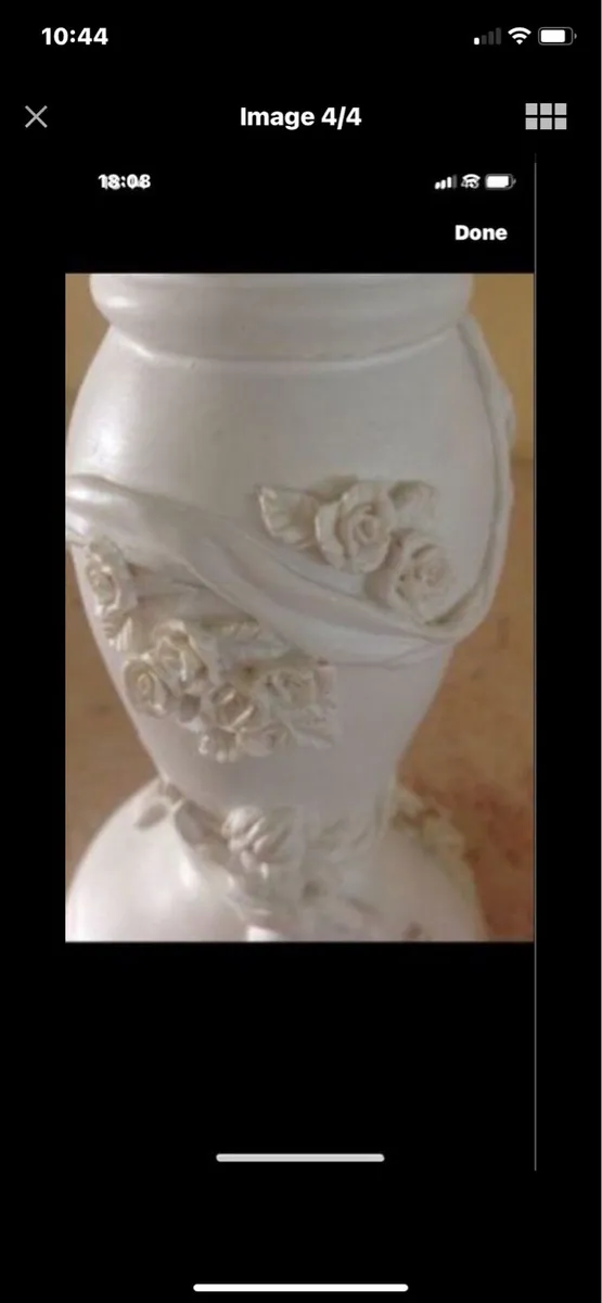 Cherub & Roses Candlestick Set - Image 4