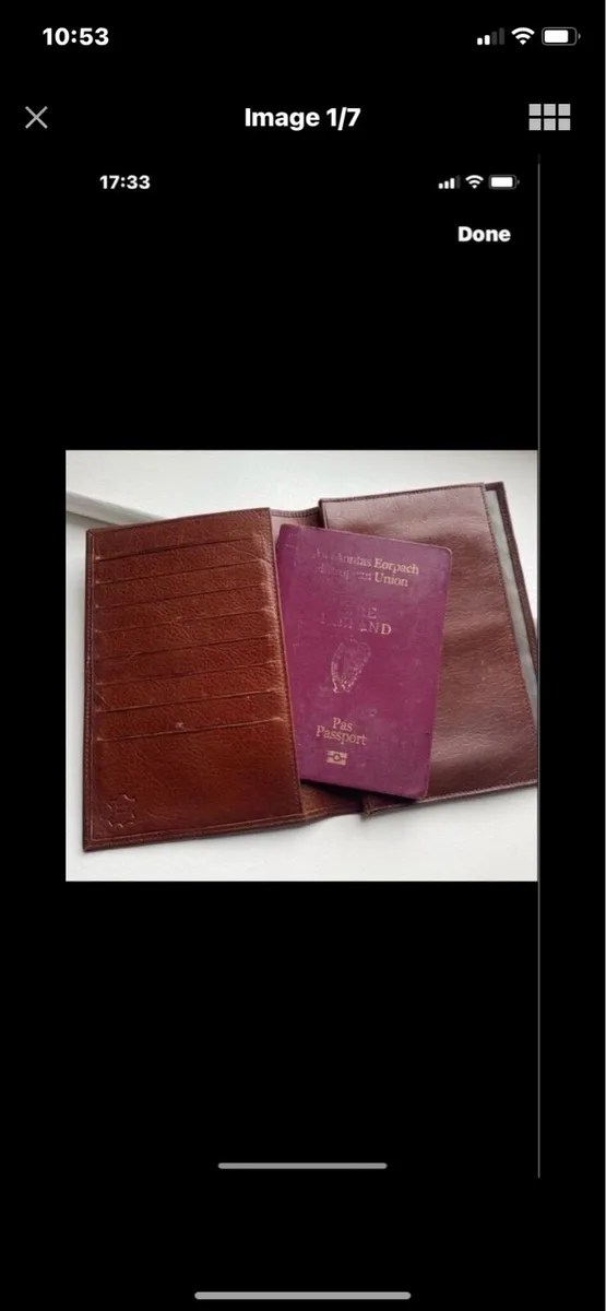 Quality Leather Travel Wallet - Image 1