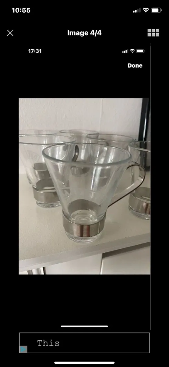 Very Rare Baileys Glasses Set (6) - Image 4