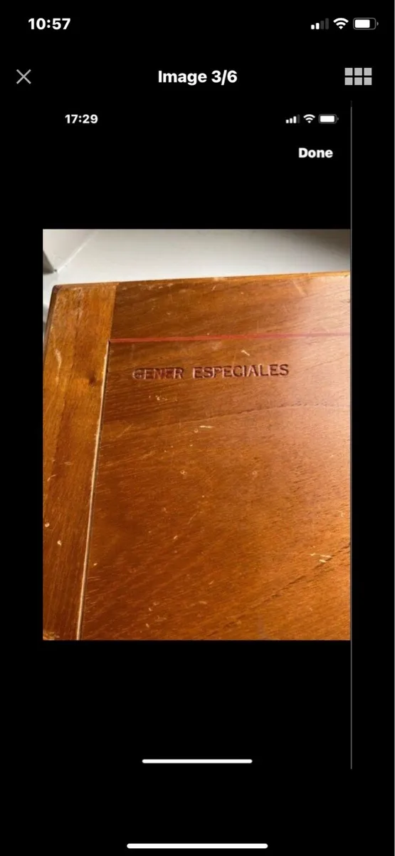Vintage Timber Cigar Box - Image 3