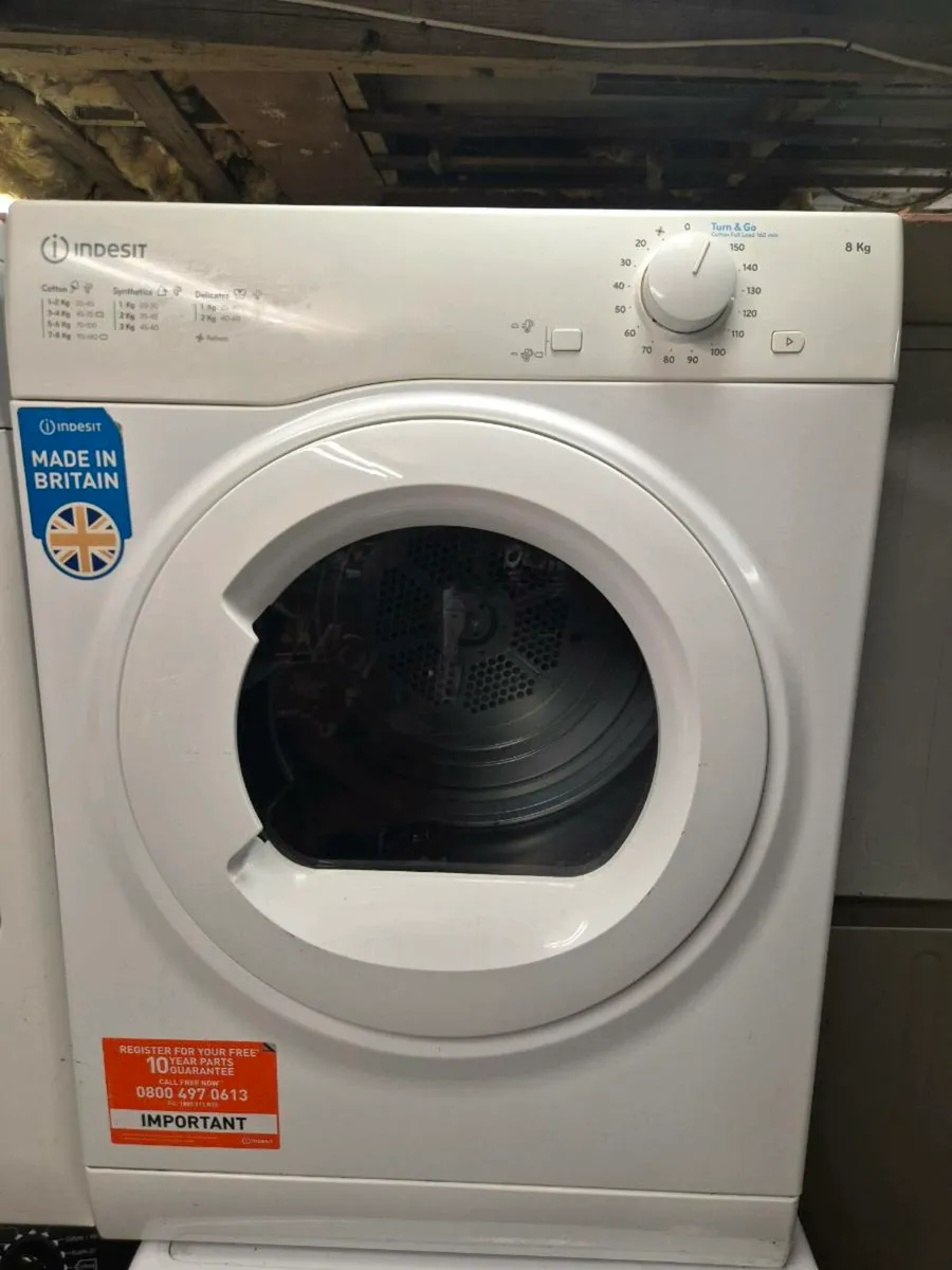Indesit 8kg Vented Dryer For Sale