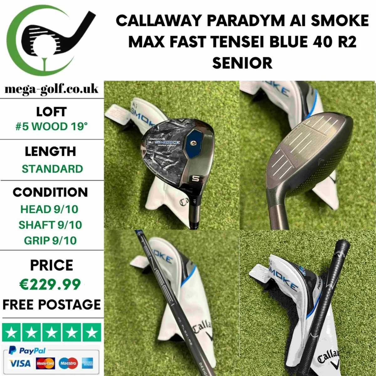 Callaway Paradym Ai Smoke Max Fast #5 Wood 19° - Image 1