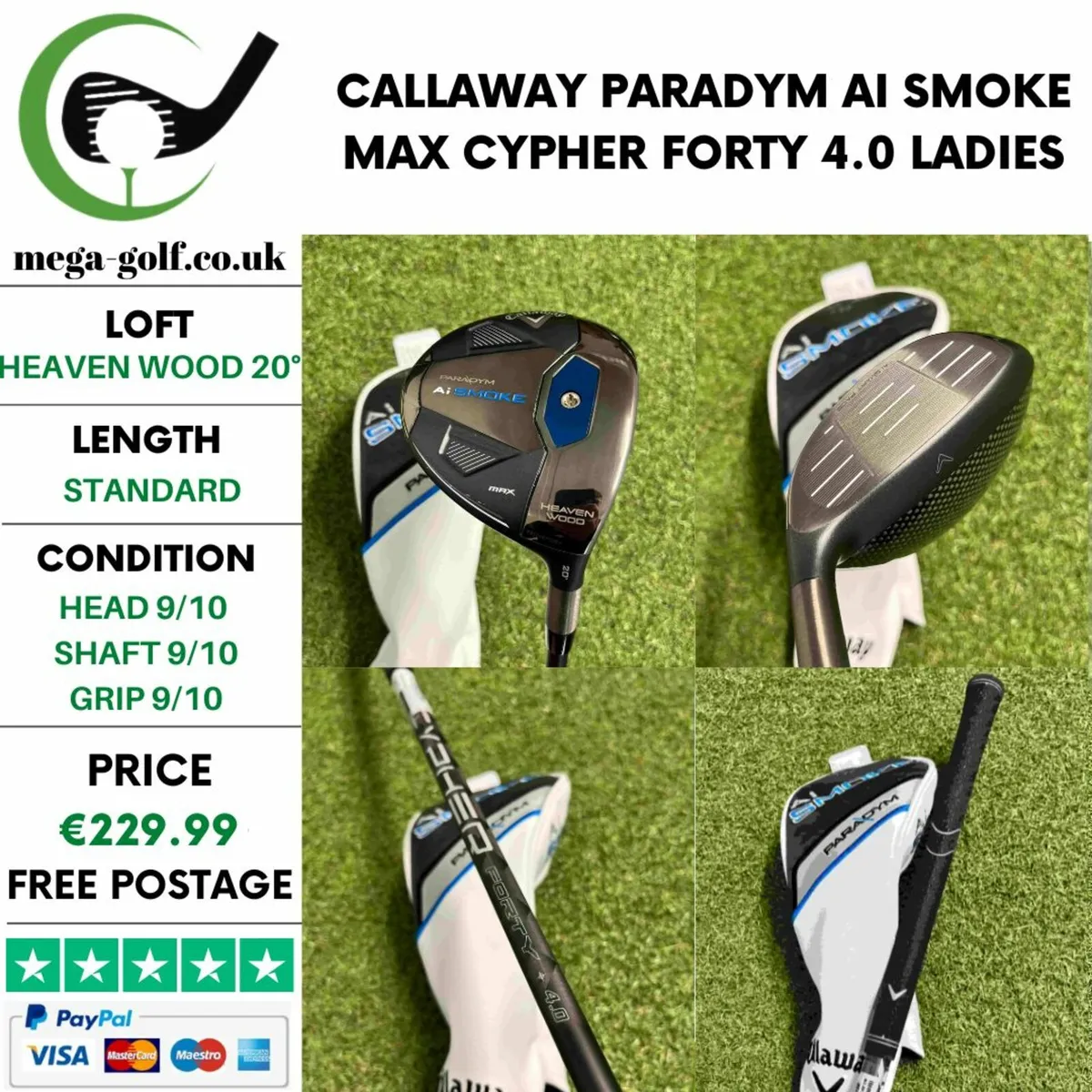 Callaway Paradym Ai Smoke Max Heaven Wood 20° - Image 1