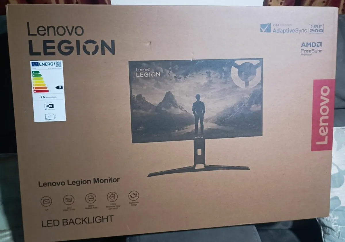 Lenovo Legion Gen 2 27" 2K IPS 0.5ms 200Hz Monitor - Image 1