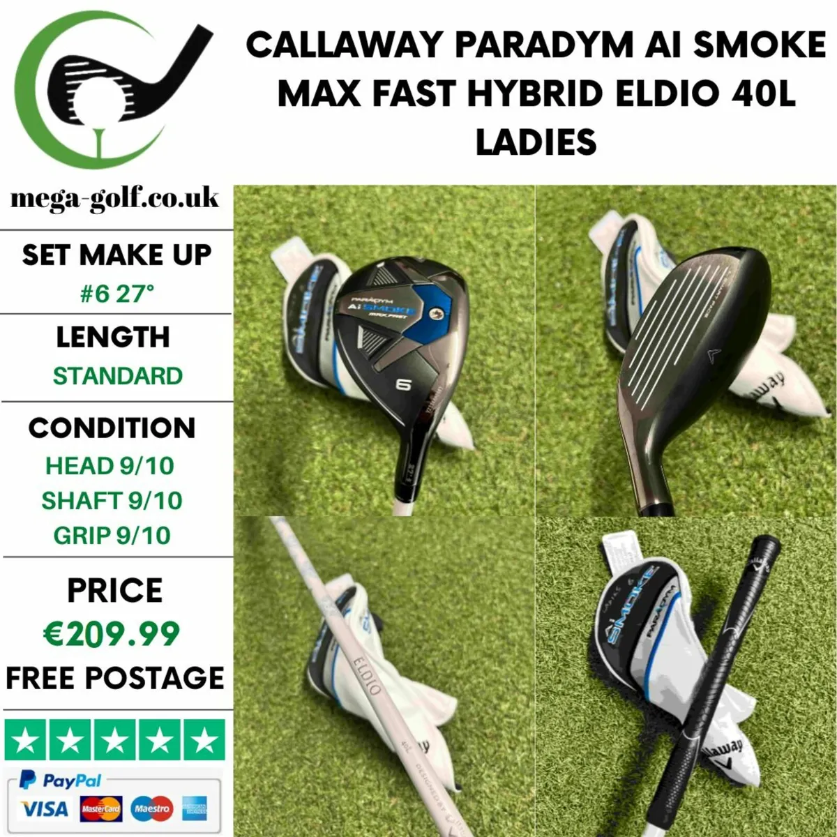 Callaway Paradym Ai Smoke Max Fast Hybrid / #6 27° - Image 1