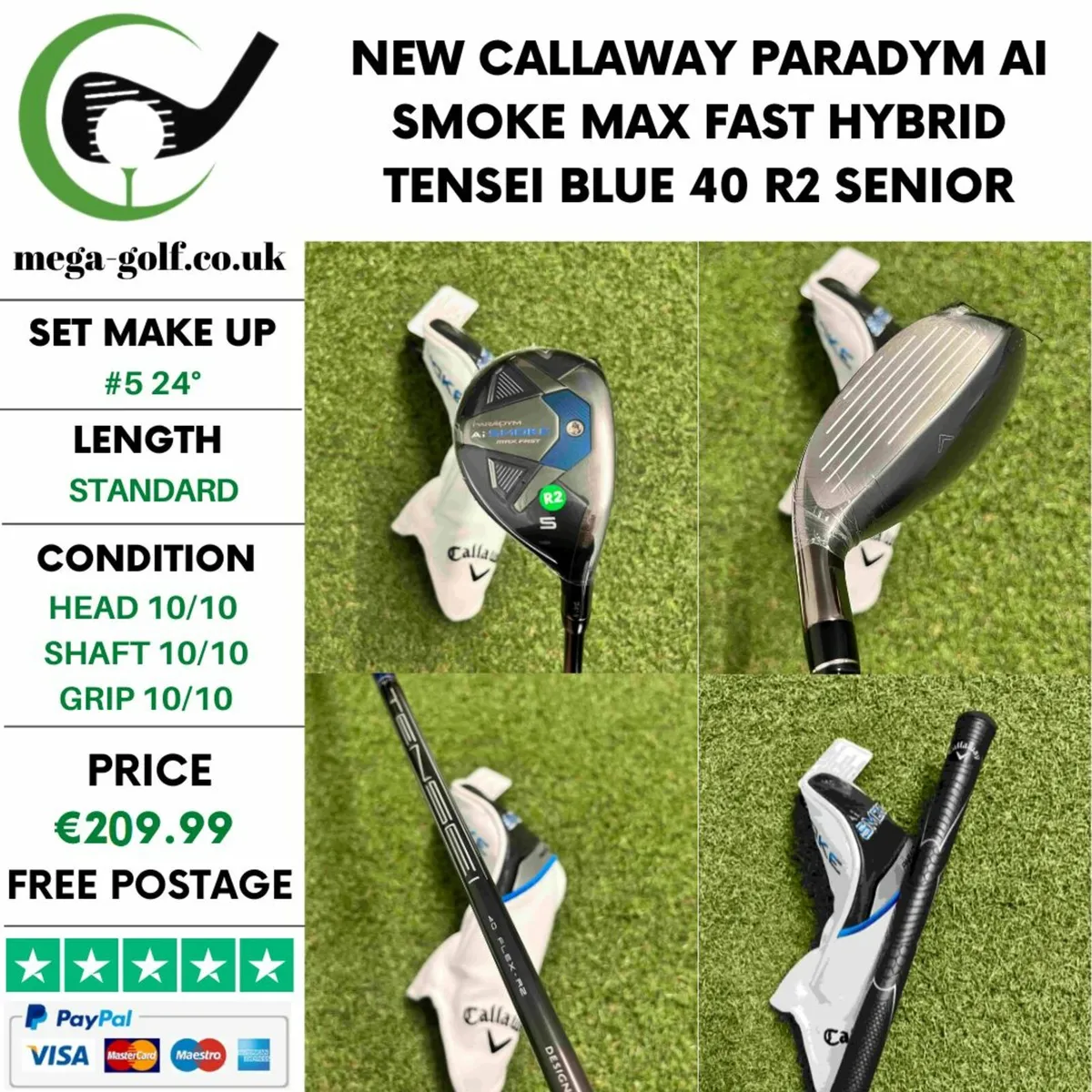 New Callaway Paradym Ai Smoke Max Fast Hybrid - Image 1