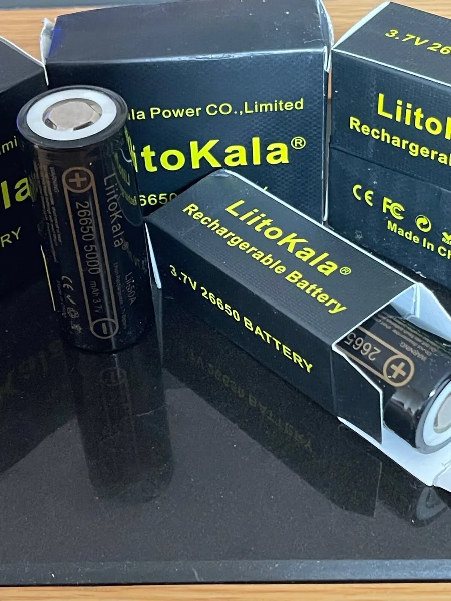 Lithium batteries 3.7 V 26650 - Image 2