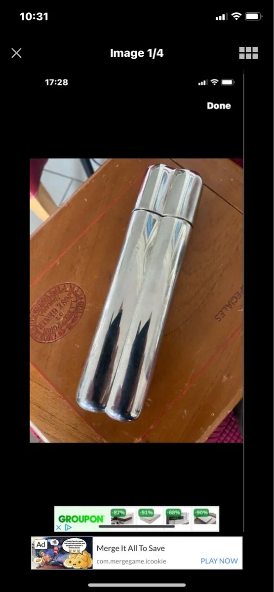 Metal Chamaco Double Cigar Tube - Image 1