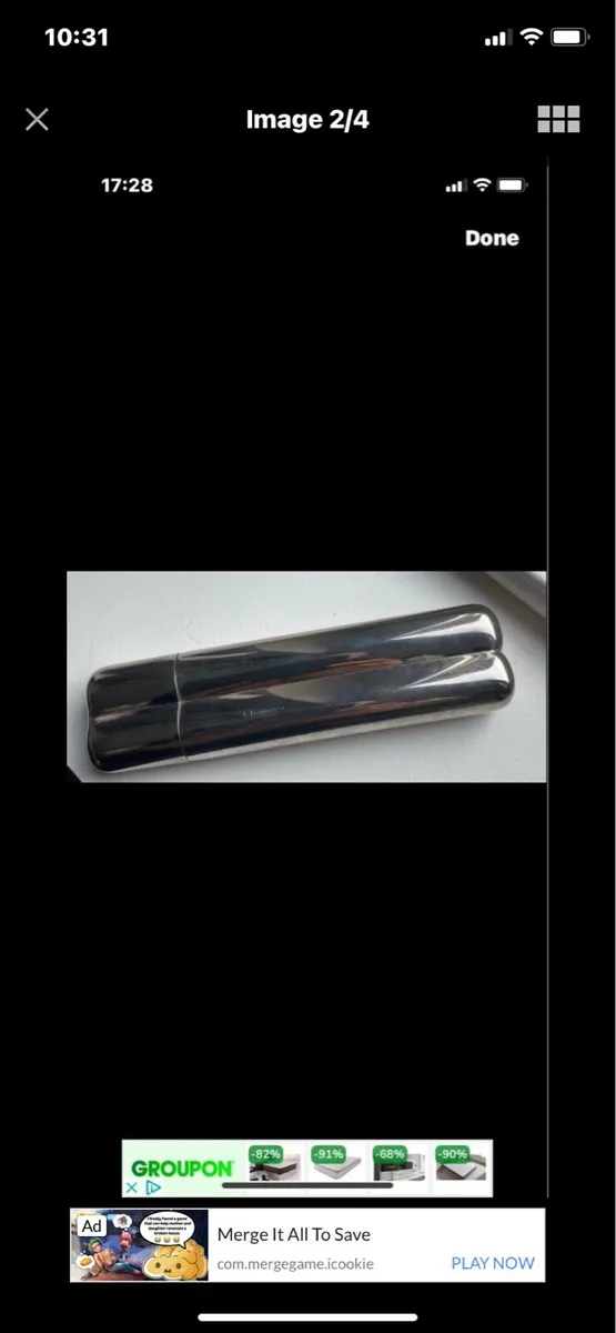 Metal Chamaco Double Cigar Tube - Image 2