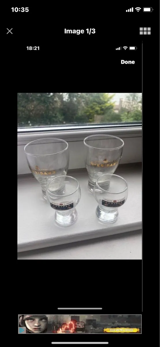 Sheridan Liquor Glasses (4) - Image 1